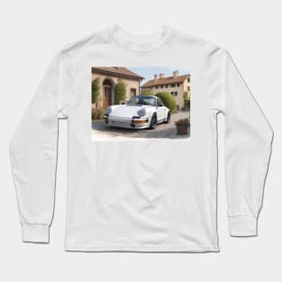 Porsche 911 in an Italian ambience Long Sleeve T-Shirt